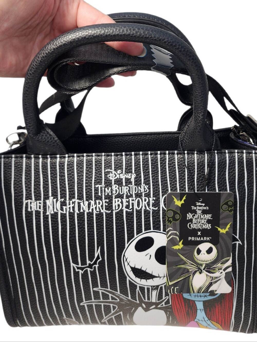 Disney x Primark Nightmare Before Christmas Jack Skellington & Sally Bag - NWT - Picture 7 of 11